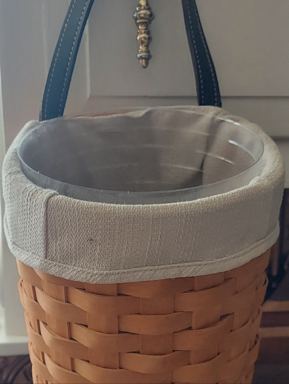 Longaberger Large Gatehouse W/Liner & Protector